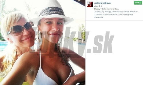Nela Slováková sa na Instagrame pochválila mamou. 