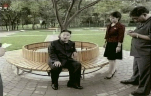 Kim Čong-un s manželkou