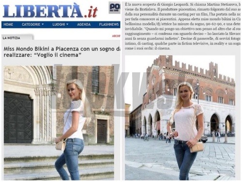 O Martine Štetiarovej už píšu aj talianske médiá. 
