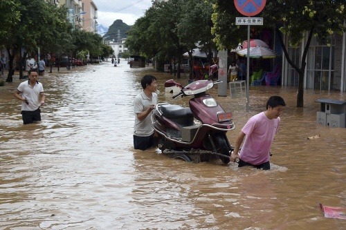 Povodne v Číne