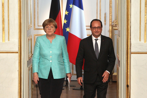 Angela Merkelová a Francois