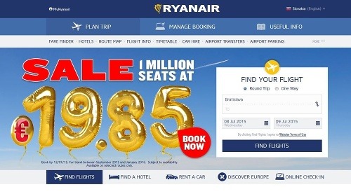 Ryanair vo veľkom oslavuje: