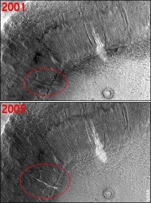 Topiaci sa ľad na Marse