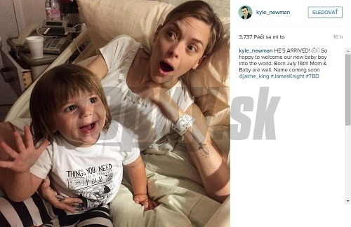 Jaime King a jej manžel Kyle Newman oznámili šťastnú novinu prostredníctvom sociálnej siete Instagram.