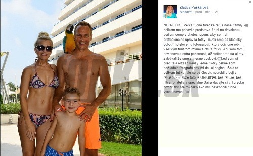 Zlatica Puškárová zverejnila originálny záber z dovolenky. 