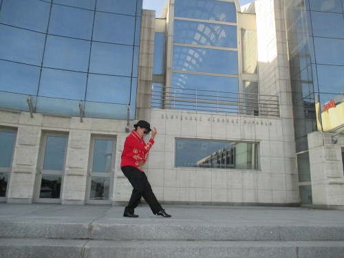 Michael Jackson pred Slovenským