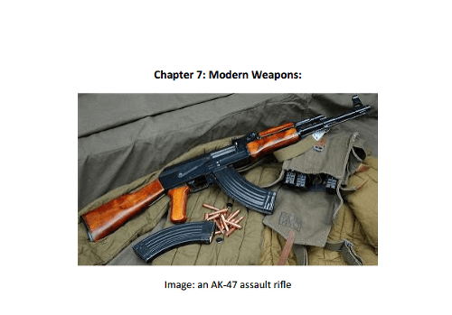 Klasická výzbroj bojovníkov IS