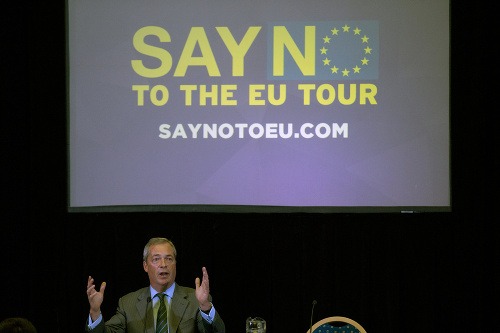Nigel Farage, líder britskej