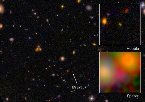 Odteraz je galaxia EGS8p7