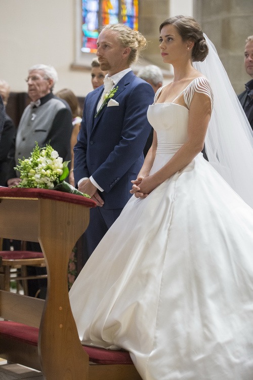 Gabika Marcinková a Martin Mihalčín sa vzali v roku 2015.
