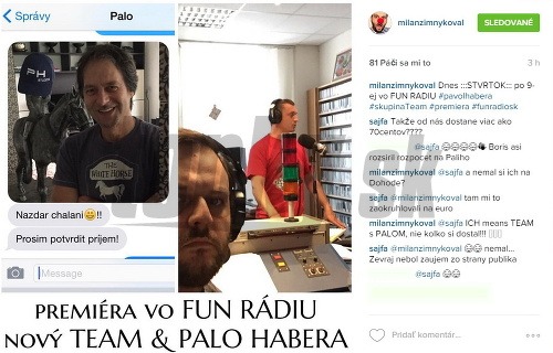 Moderátor Fun rádia Matej Sajfa Cifra si v diskusii rypol do speváka Paľa Haberu.