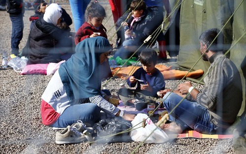 Utečenci v Röszke
