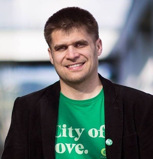 Michal Berg zo Strany zelených