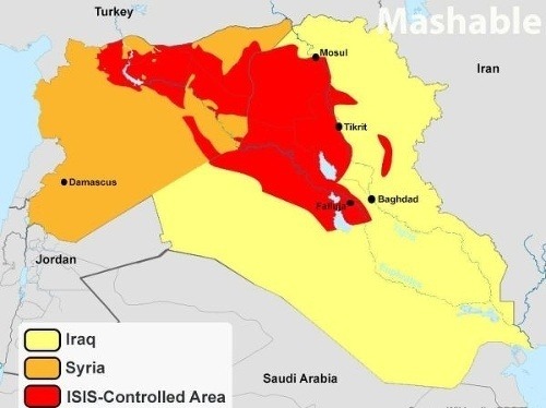 Kto kontroluje územie Sýrie a Iraku
