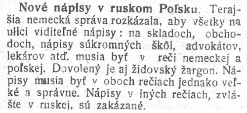 Robotnícke noviny, 26. 9. 1915