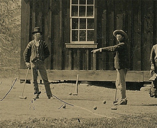 Fotografia s Billy the Kidom (vľavo)