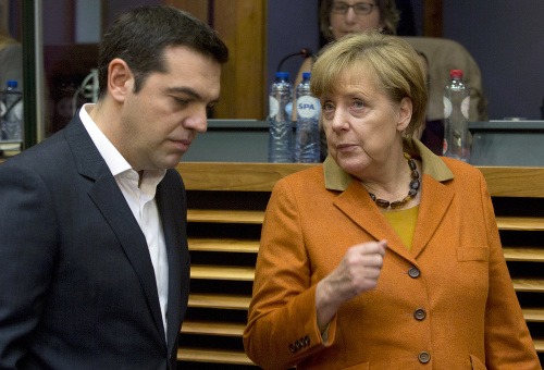 Angela Merkelová a Alexis Tsipras