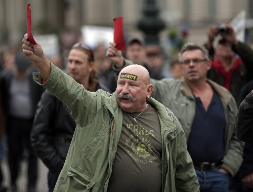 Protest proti migračnej politike