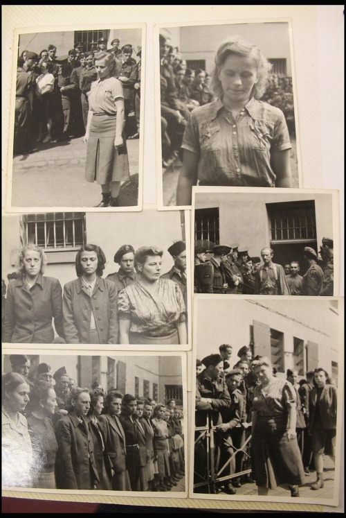 Uväznení zločinci z tábora Bergen-Belsen.