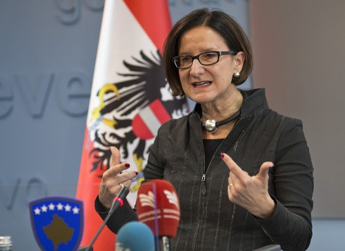 Rakúska ministerka vnútra Johanna Miklová-Leitnerová