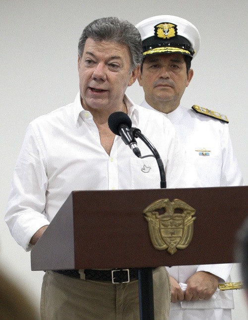 Prezident Kolumbie Juan Manuel Santos