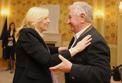 Anton Srholec s bývalou premiérkou Ivetou Radičovou.