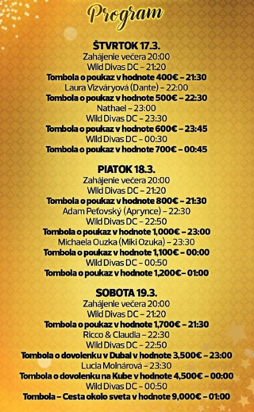 Trojdňové Grand Finále so