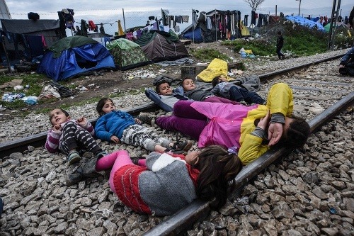 Migranti v Grécku sú