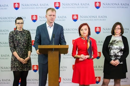 Simona Petrík, Miroslav Beblavý, Katarína Macháčková a Zuzana Zimenová