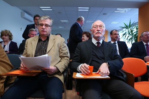 Ivan Švejna (vľavo) a František Šebej patria k výrazným osobnostiam strany