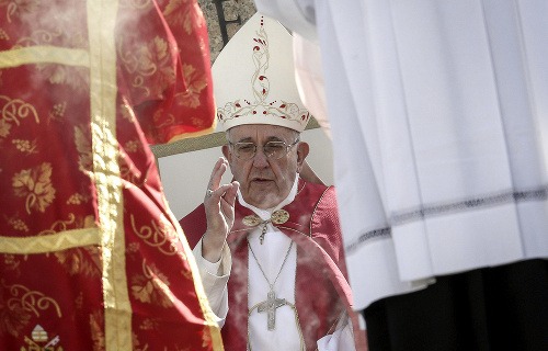 FOTO Pápež si v