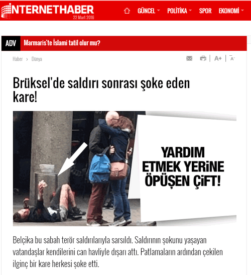 Turecké médiá prinášajú správy o útokoch v Bruseli