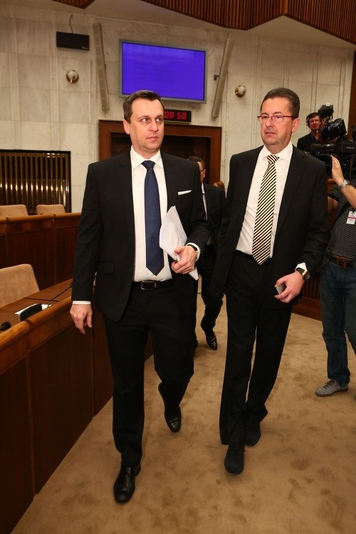 Andrej Danko s Martinom Glváčom