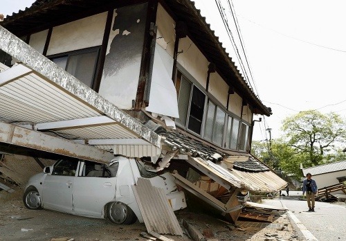 Zemetrasenie v meste Kumamoto