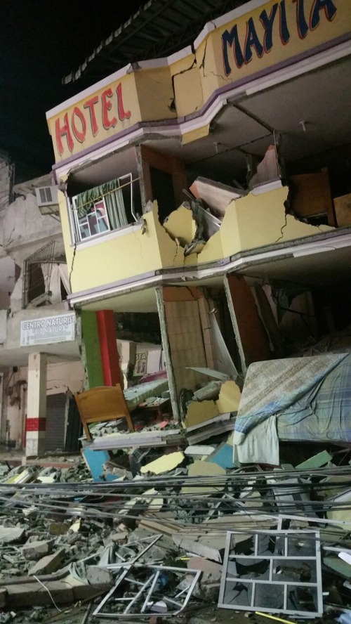 Zemetrasenie v Ekvádore