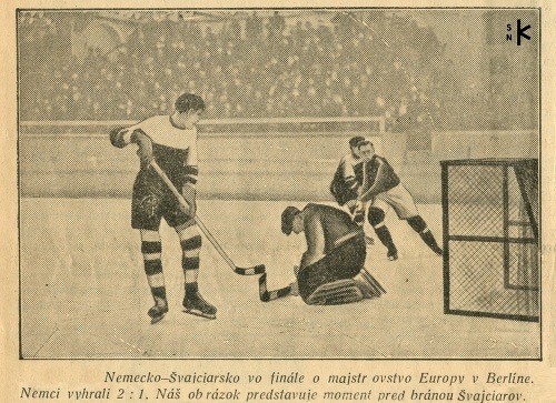 Ako sa kedysi hral hokej (ilustračné zábery z dobovej tlače – Športový týždeň, 30. roky 20. storočia)