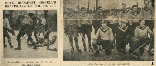 „Hockeyi“ na stránkach tlače z 1. polovice 20. storočia (Športový týždeň, 30. roky 20. storočia)