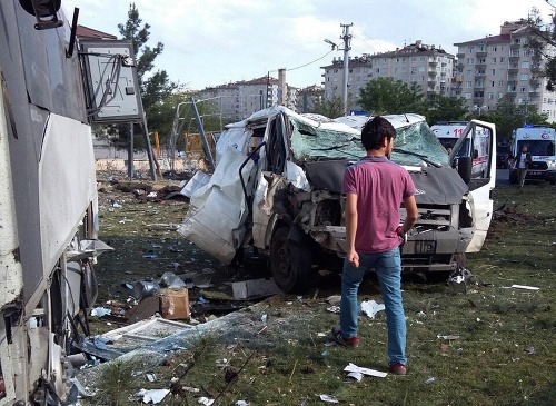 Výbuch nálože v Turecku