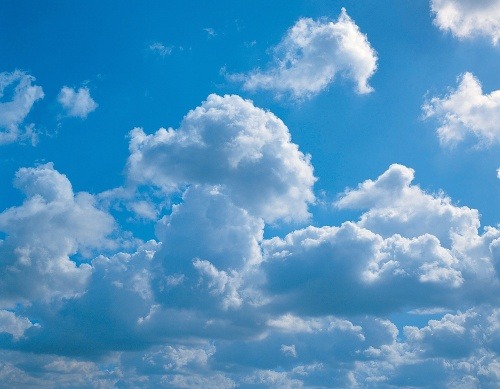 Cumulus je znakom pekného počasia