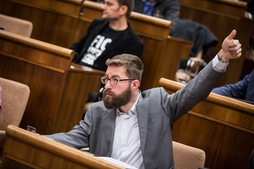 Martin Poliačik v parlamente