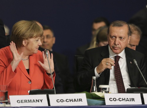 Angela Merkelová a Recep