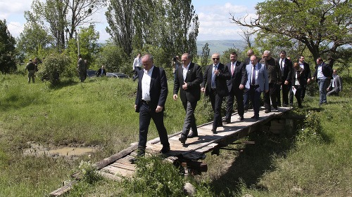 Andrej Kiska navštívil Gruzínsko.