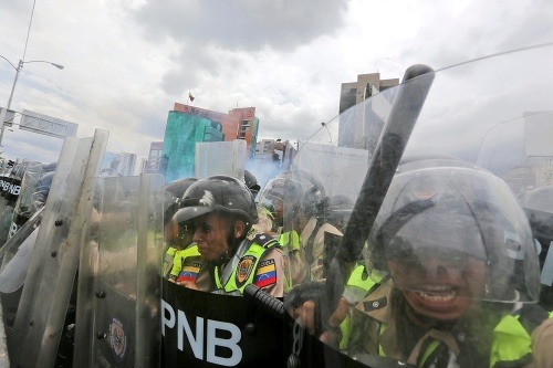 Demonštrácia v Caracase