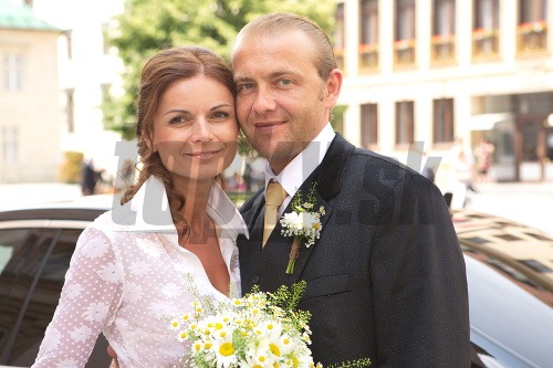 Herec Róbert Halák a jeho manželka Martina, 11. 6. 2016