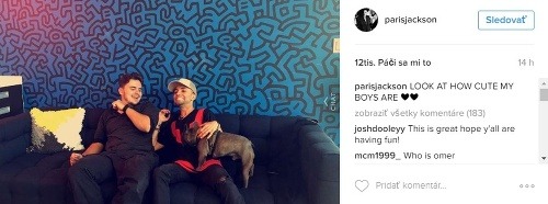 Paris Jackson zverejnila na instagrame aj fotku svojho najstaršieho brata Princa Michaela Jacksona I. (vľavo). Ten sa v poslednom čase akosi vypapal.  