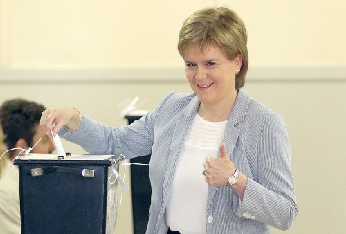 Líderka škótskych nacionalistov Nicola Sturgeonová