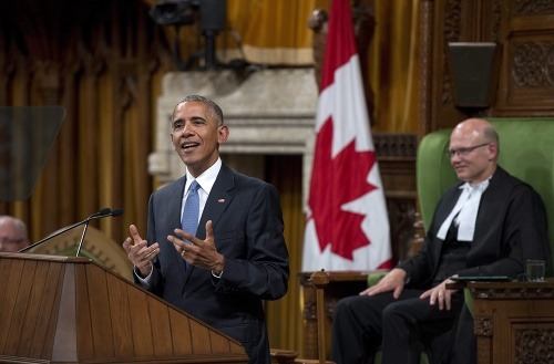Barack Obama navštívil Kanadu