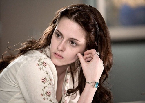 Kristen Stewart ako prirodzene pekná Bella v Twilight ságe. 