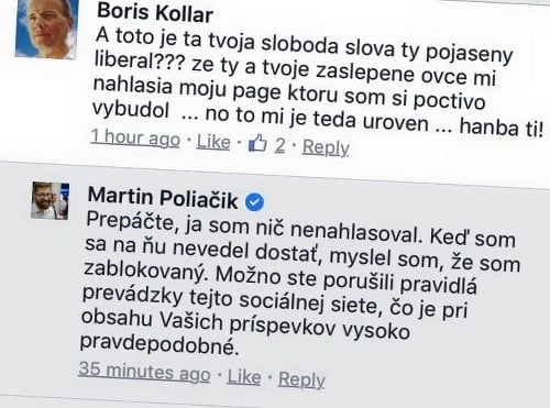 Status Martina Poliačika