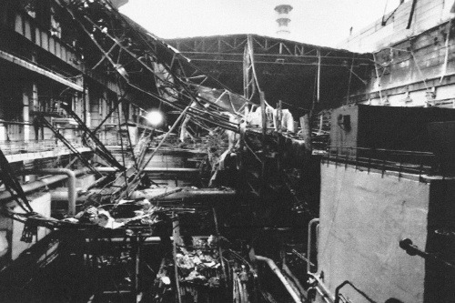 Jadrová havária v Černobyle v roku 1986.